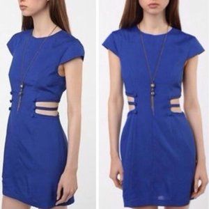 Yaya Nom de Plume Blue Dress Open Sides